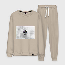 Костюм хлопковый мужской Murder Drones Дроны Убийцы, цвет: миндальный