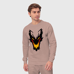 Костюм хлопковый мужской ЛИЦО SHADOW FIEND DOTA2, цвет: пыльно-розовый — фото 2