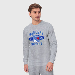 Костюм хлопковый мужской Нью Йорк Рейнджерс, New York Rangers, цвет: меланж — фото 2