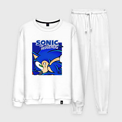 Костюм хлопковый мужской Sonic Adventure Sonic, цвет: белый