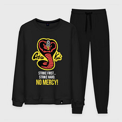 Костюм хлопковый мужской Cobra Kai No mercy!, цвет: черный