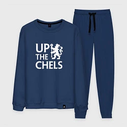 Костюм хлопковый мужской UP THE CHELS, Челси, Chelsea, цвет: тёмно-синий