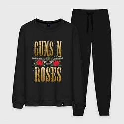 Костюм хлопковый мужской GUNS N ROSES , ГРУППА, цвет: черный