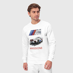 Костюм хлопковый мужской BMW M Power Mission 8 Safety car, цвет: белый — фото 2
