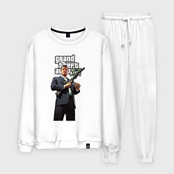 Костюм хлопковый мужской GTA 5 Gangster, цвет: белый