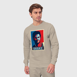 Костюм хлопковый мужской Uncharted Drake, цвет: миндальный — фото 2