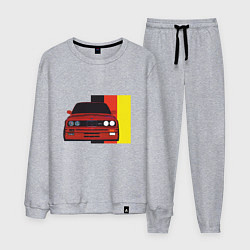 Костюм хлопковый мужской BMW - Germany, цвет: меланж