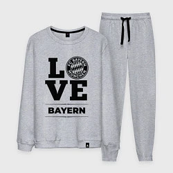 Костюм хлопковый мужской Bayern Love Классика, цвет: меланж