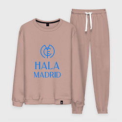 Костюм хлопковый мужской Hala - Real Madrid, цвет: пыльно-розовый