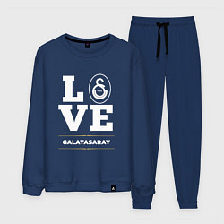 Костюм хлопковый мужской Galatasaray Love Classic, цвет: тёмно-синий