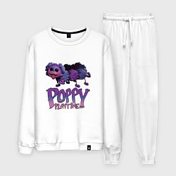 Костюм хлопковый мужской POPPY PLAYTIME PJ Pug-a-Pillar, цвет: белый