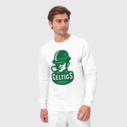 Костюм хлопковый мужской Celtics Team, цвет: белый — фото 2