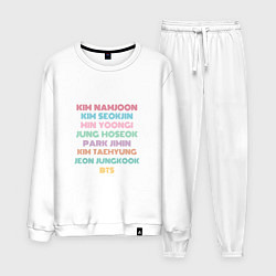Костюм хлопковый мужской BTS FANCHANT, цвет: белый