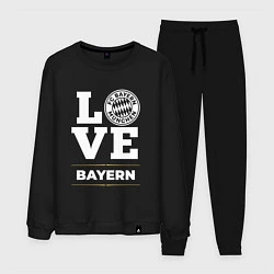 Костюм хлопковый мужской Bayern Love Classic, цвет: черный