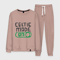 Костюм хлопковый мужской Celtic Mode On, цвет: пыльно-розовый