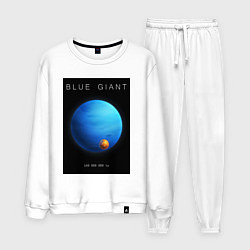 Мужской костюм Blue Giant Голубой Гигант Space collections