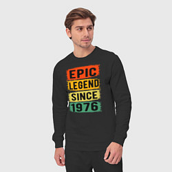 Костюм хлопковый мужской Эпичная легенда с 1976 года, цвет: черный — фото 2