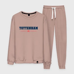 Костюм хлопковый мужской Tottenham FC Classic, цвет: пыльно-розовый