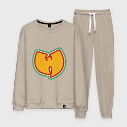 Костюм хлопковый мужской Wu-Tang Colors, цвет: миндальный