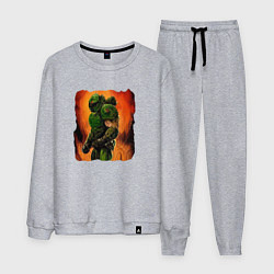 Мужской костюм Doomguy 8 bit