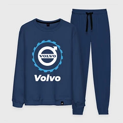 Костюм хлопковый мужской Volvo в стиле Top Gear, цвет: тёмно-синий
