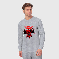 Костюм хлопковый мужской Tristram Diablos, цвет: меланж — фото 2