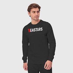 Костюм хлопковый мужской Beastars Лого, цвет: черный — фото 2