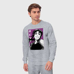 Костюм хлопковый мужской Двурукая Реви, цвет: меланж — фото 2