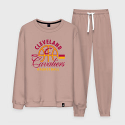 Костюм хлопковый мужской Кливленд Кавальерс НБА, цвет: пыльно-розовый