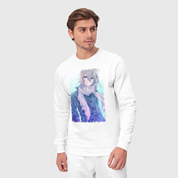 Костюм хлопковый мужской Тамаки Йоцуба - IDOLiSH7, цвет: белый — фото 2