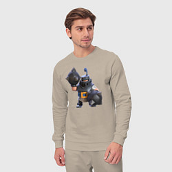 Костюм хлопковый мужской Мега рыцарь, цвет: миндальный — фото 2