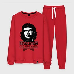 Костюм хлопковый мужской Revolution hero, цвет: красный