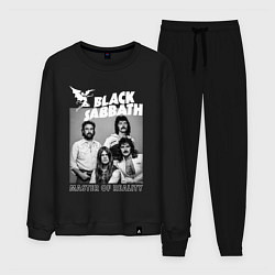 Костюм хлопковый мужской Black Sabbath rock, цвет: черный