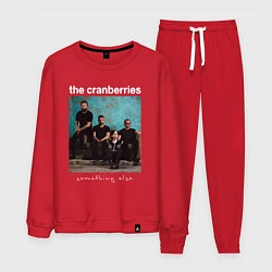 Костюм хлопковый мужской The Cranberries rock, цвет: красный