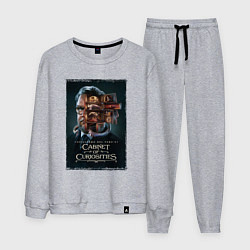 Костюм хлопковый мужской Кабинет редкостей Гильермо дель Торо арт, цвет: меланж