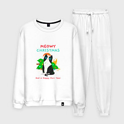 Мужской костюм Meowy christmas and a happy purr year holiday