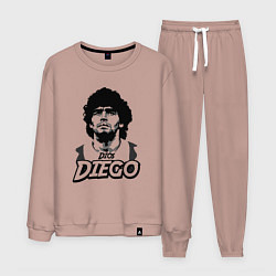 Костюм хлопковый мужской Dios Diego, цвет: пыльно-розовый