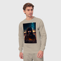 Костюм хлопковый мужской Пусстынный странник, цвет: миндальный — фото 2