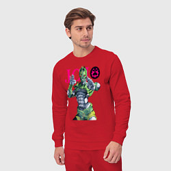 Костюм хлопковый мужской C-Moon - stand of Enrico Pucci - Jojo, цвет: красный — фото 2
