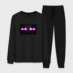 Костюм хлопковый мужской Ender Clothes, цвет: черный