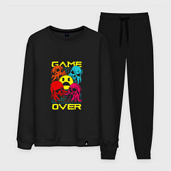 Мужской костюм Game over inscription