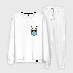 Мужской костюм Панда в кармашке