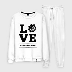 Костюм хлопковый мужской Gears of War love classic, цвет: белый