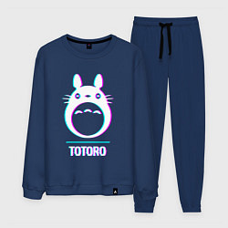 Мужской костюм Символ Totoro в стиле glitch