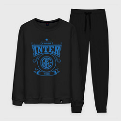 Костюм хлопковый мужской Forza Inter, цвет: черный