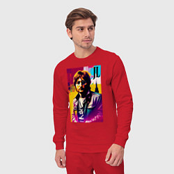 Костюм хлопковый мужской John Lennon - world legend, цвет: красный — фото 2