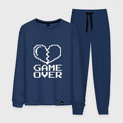 Мужской костюм Пиксельное сердечко Game over