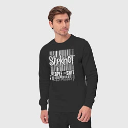 Костюм хлопковый мужской Slipknot bar code, цвет: черный — фото 2