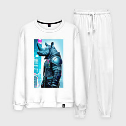 Мужской костюм Rhino - cyberpunk - neural network