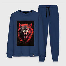 Мужской костюм Red wolf